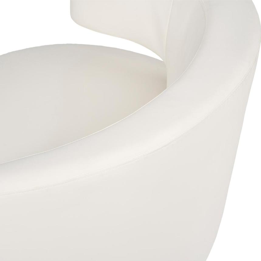 Okru III White Accent Chair alternate image, 5 of 9 images.