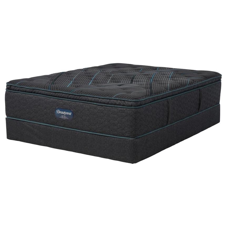 Level Two Plush Queen Mattress w/Regular Foundation Beautyrest by Simmons