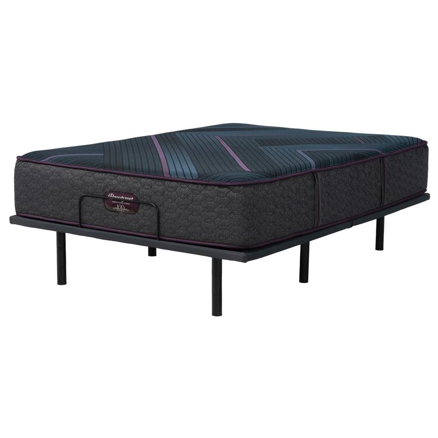 Level Three Hybrid-Plush Queen Mattress w/Baselogic Silver Powered Base by Serta and Beautyrest main image, 1 of 5 images.