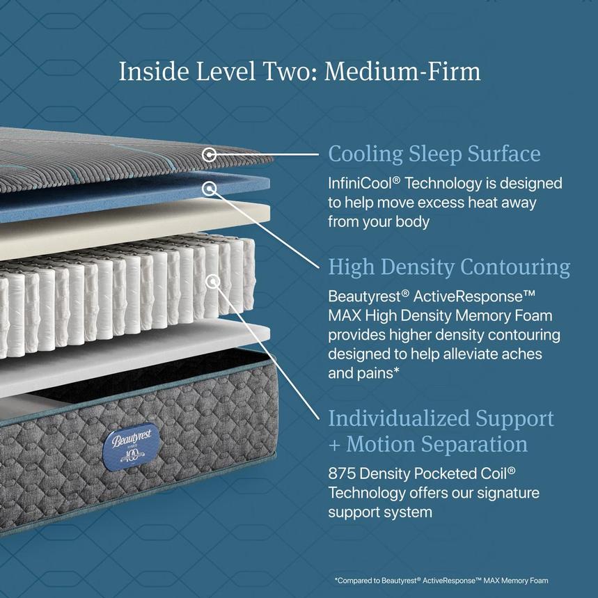 Level Two Hybrid Medium-Firm King Mattress by Beautyrest  alternate image, 3 of 7 images.