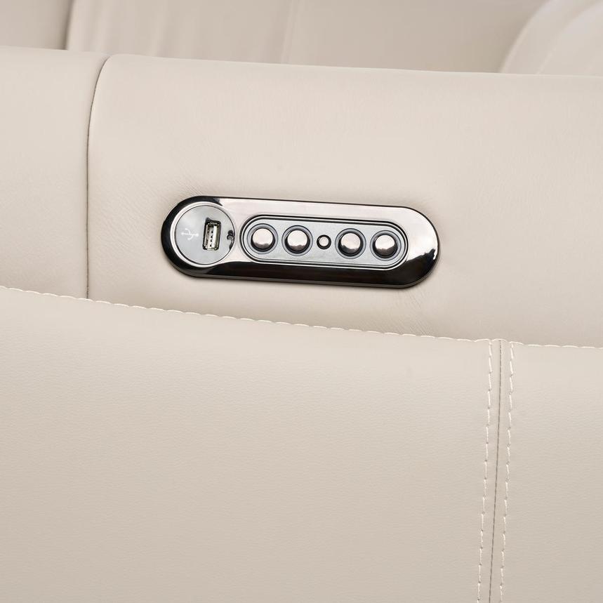 Luke 2.0 Taupe Home Theater Leather Seating with 5PCS/3PWR alternate image, 10 of 10 images.
