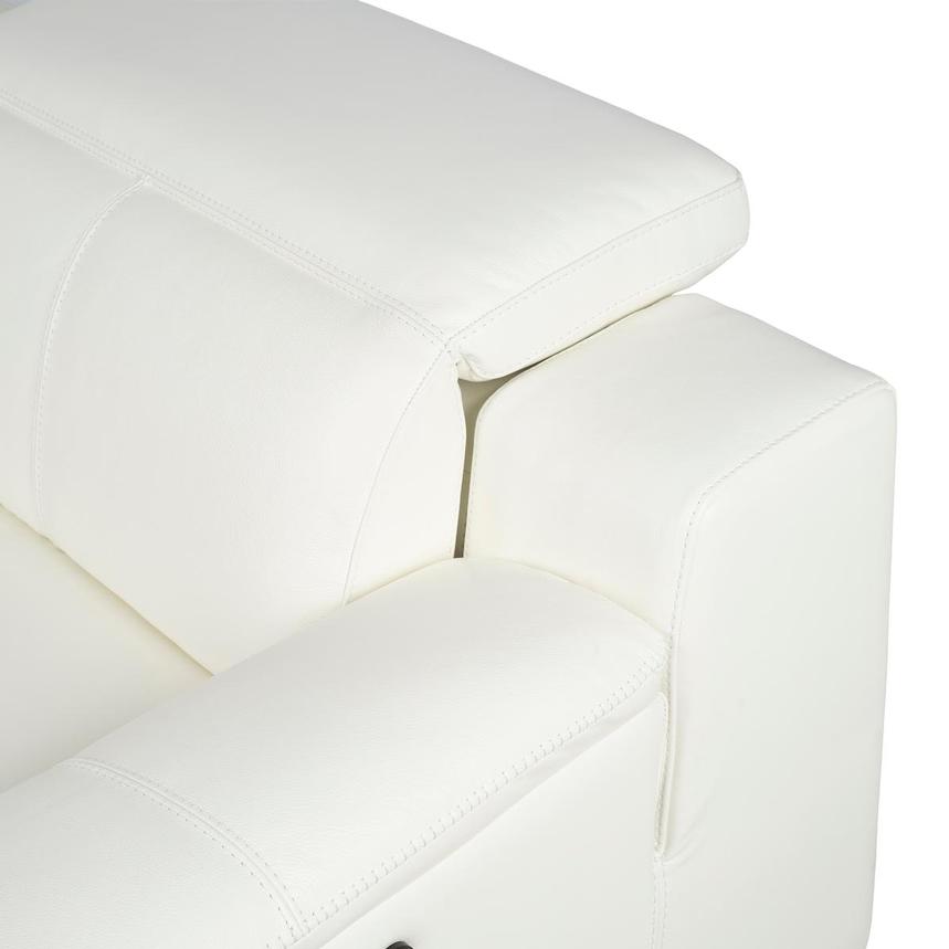 Davis 2.0 White Home Theater Leather Seating with 5PCS/2PWR alternate image, 8 of 12 images.