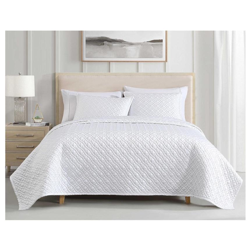 Bartlett White King Coverlet Set of 3  alternate image, 2 of 6 images.