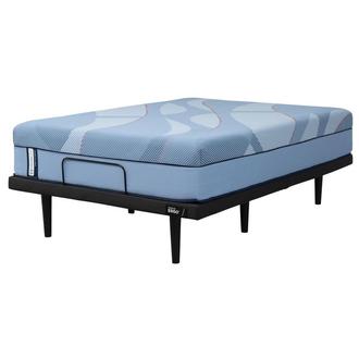 Pro Reno Hybrid-Firm Queen Mattress w/Ergo® 3.0 Powered Base by Tempur-Pedic
