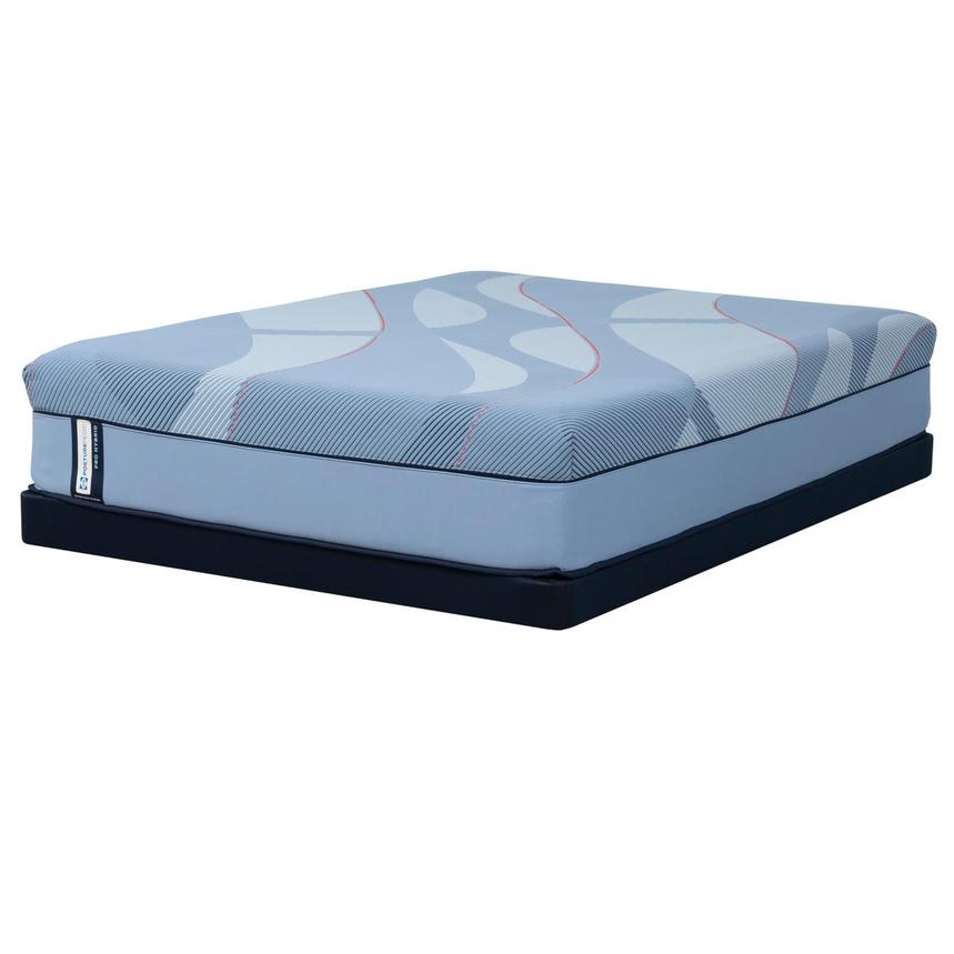 Pro Reno Hybrid-Firm Queen Mattress w/Low Foundation by Sealy Posturepedic  main image, 1 of 4 images.