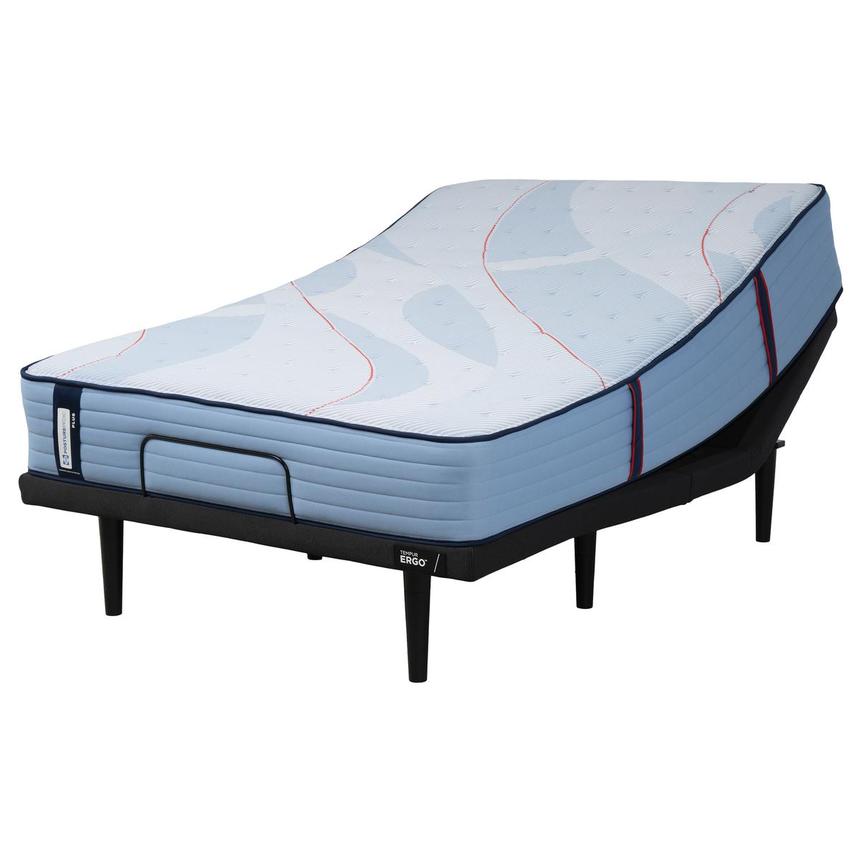 Plus Plainfield Uf Queen Mattress w/Ergo® Powered Base by Tempur-Pedic  alternate image, 2 of 5 images.