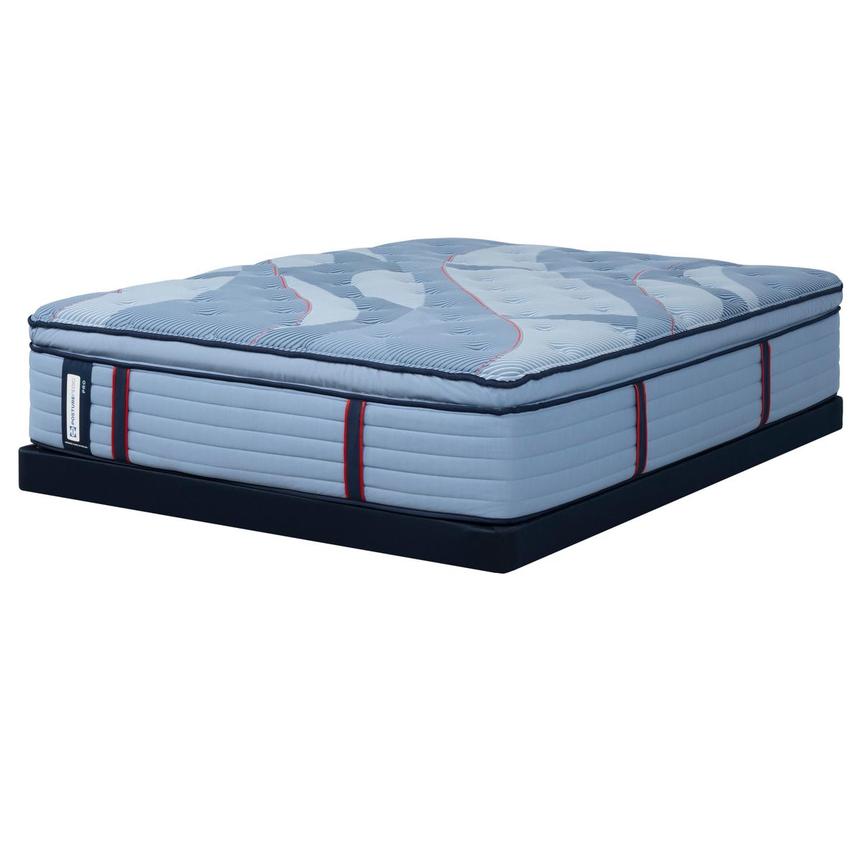 Pro Reno Ept Soft Queen Mattress w/Low Foundation by Sealy Posturepedic Plus  main image, 1 of 4 images.