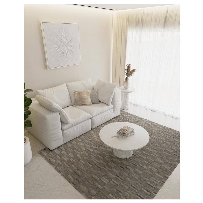 Storm Cowhide Patchwork 8' x 10' Area Rug  alternate image, 2 of 5 images.