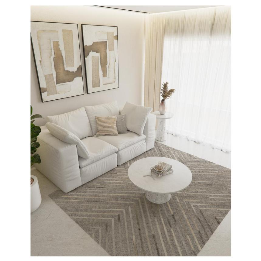 Vector  Brown Cowhide Patchwork 8' x 10' Area Rug  alternate image, 2 of 5 images.