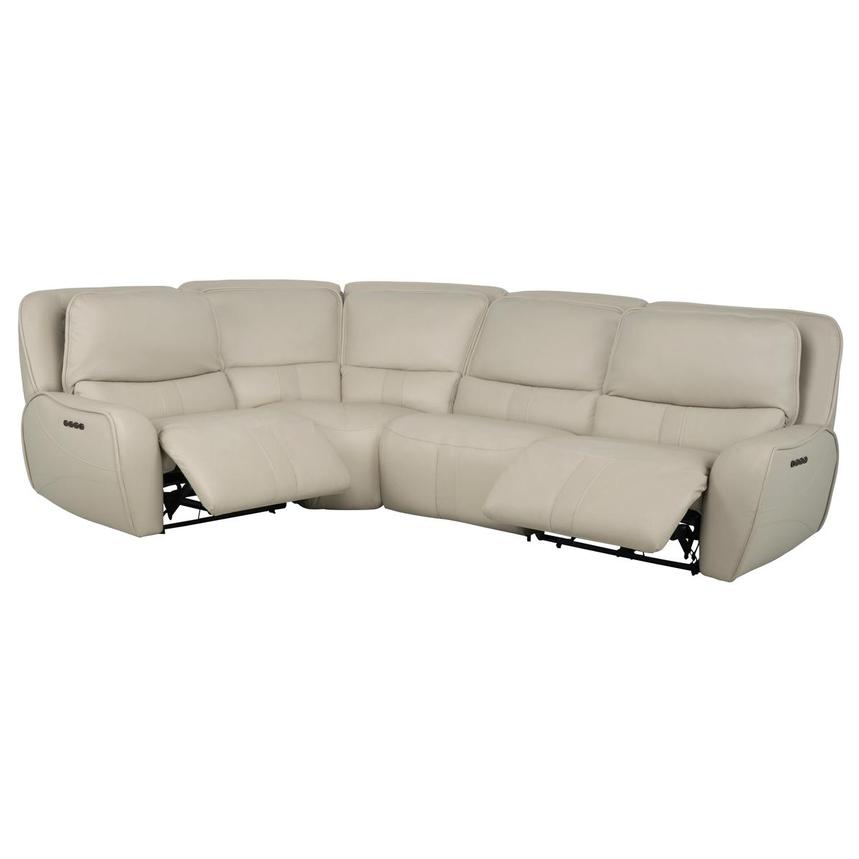 Tango Leather Power Reclining Sectional with 4PCS/2PWR alternate image, 3 of 12 images.