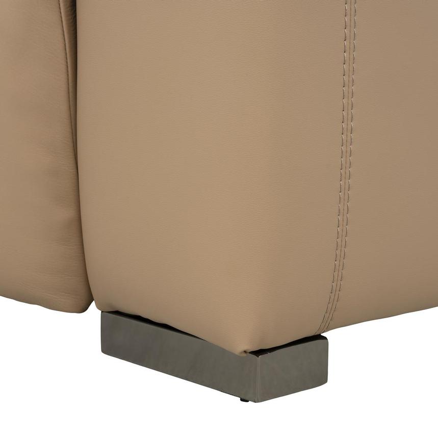Cordova Dark Cream Leather Power Reclining Sectional with 4PCS/2PWR  alternate image, 10 of 10 images.