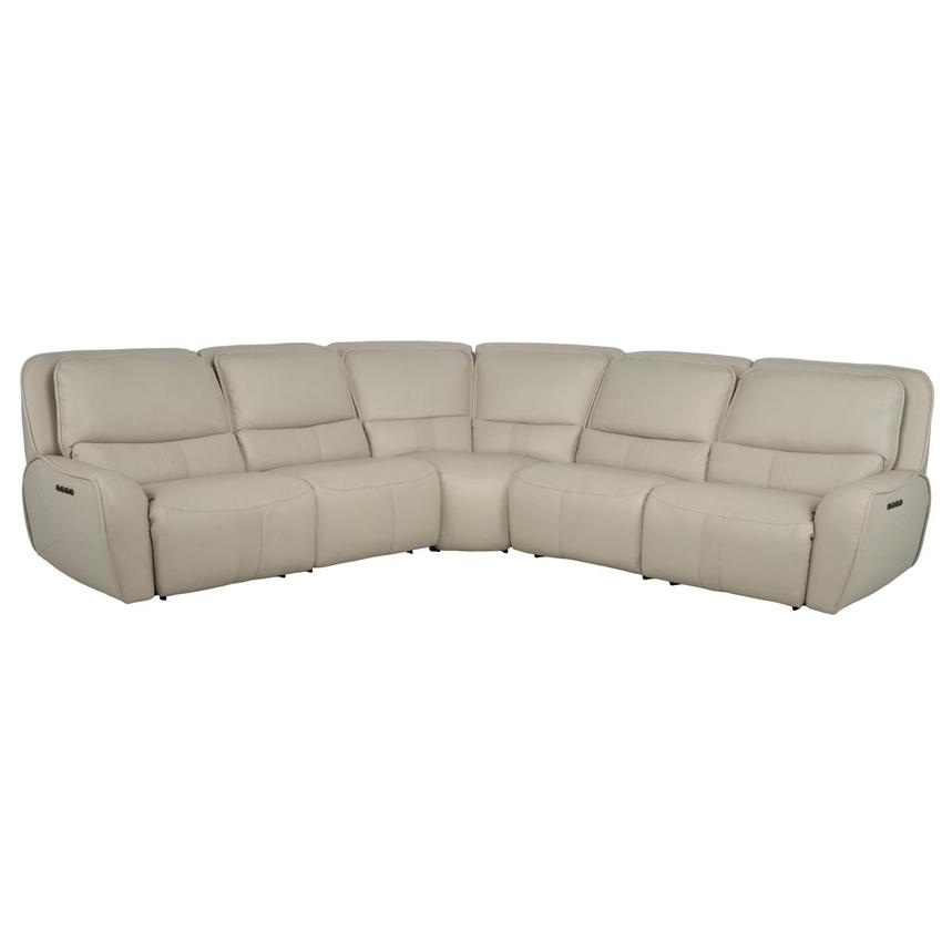 Tango Leather Power Reclining Sectional with 5PCS/2PWR main image, 1 of 9 images.