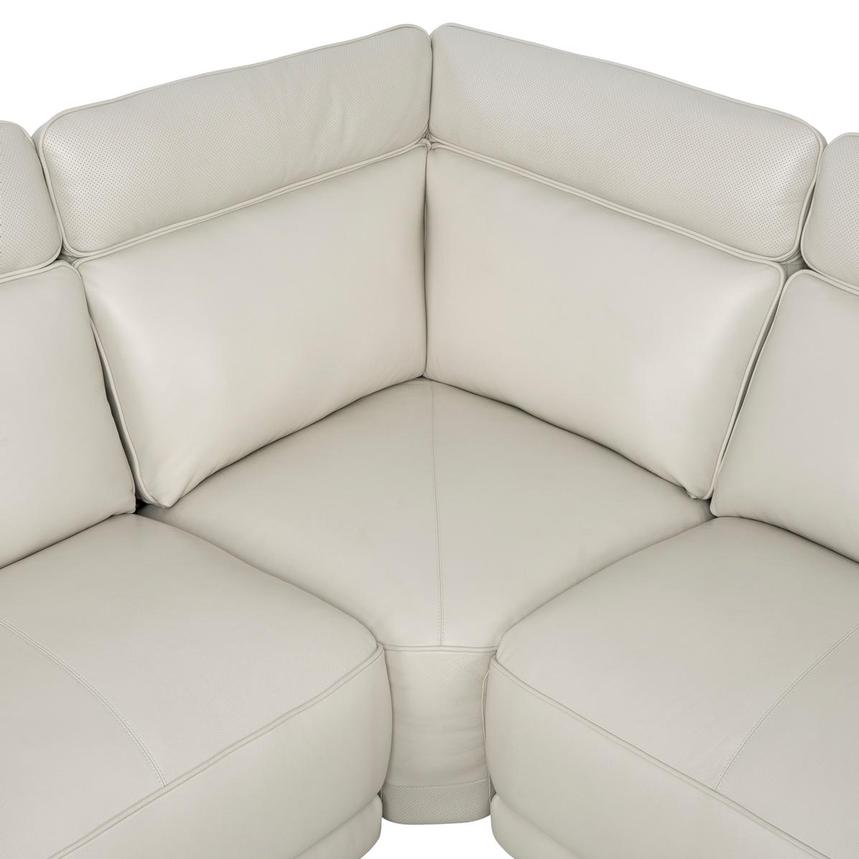 Rumba Leather Power Reclining Sectional with 6PCS/3PWR  alternate image, 4 of 16 images.