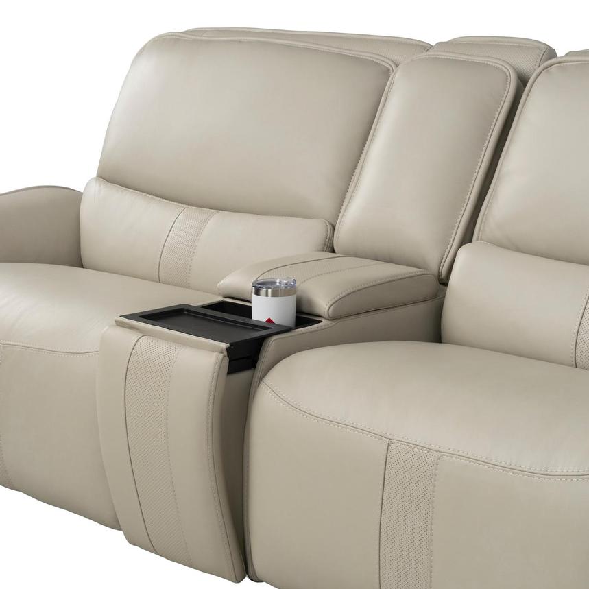 Tango Leather Power Reclining Sectional with 6PCS/2PWR  alternate image, 7 of 15 images.
