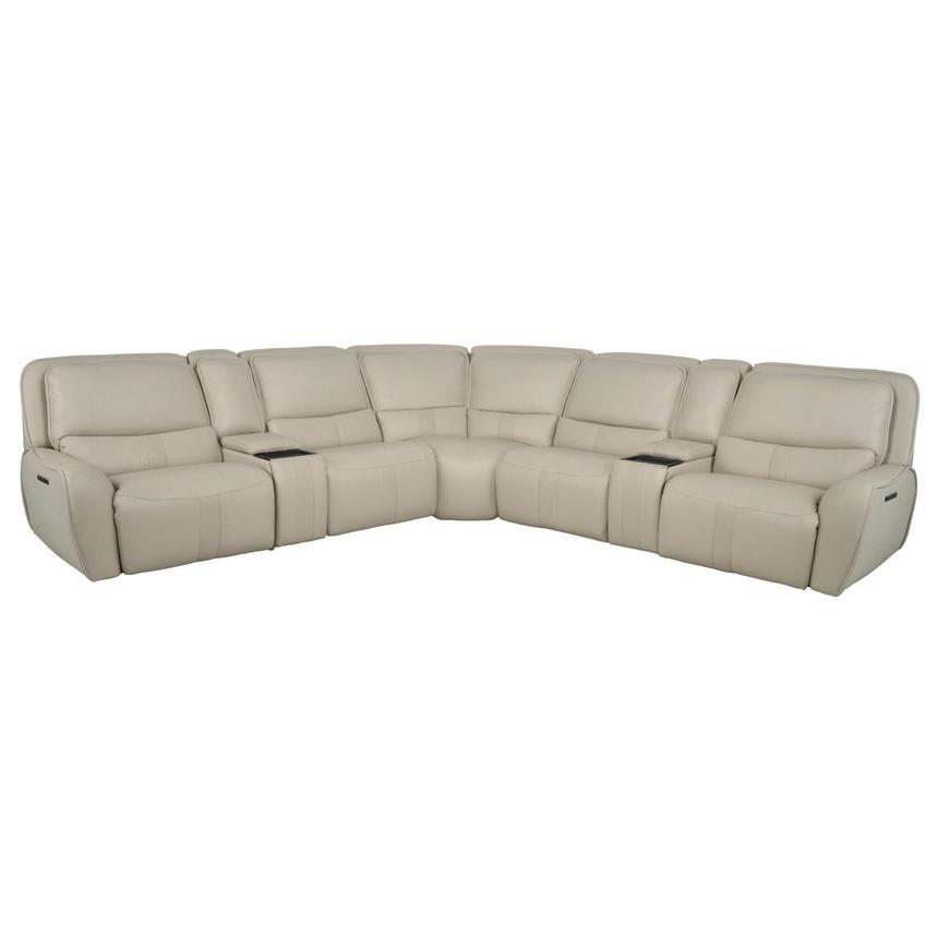 Tango Leather Power Reclining Sectional with 7PCS/3PWR main image, 1 of 15 images.