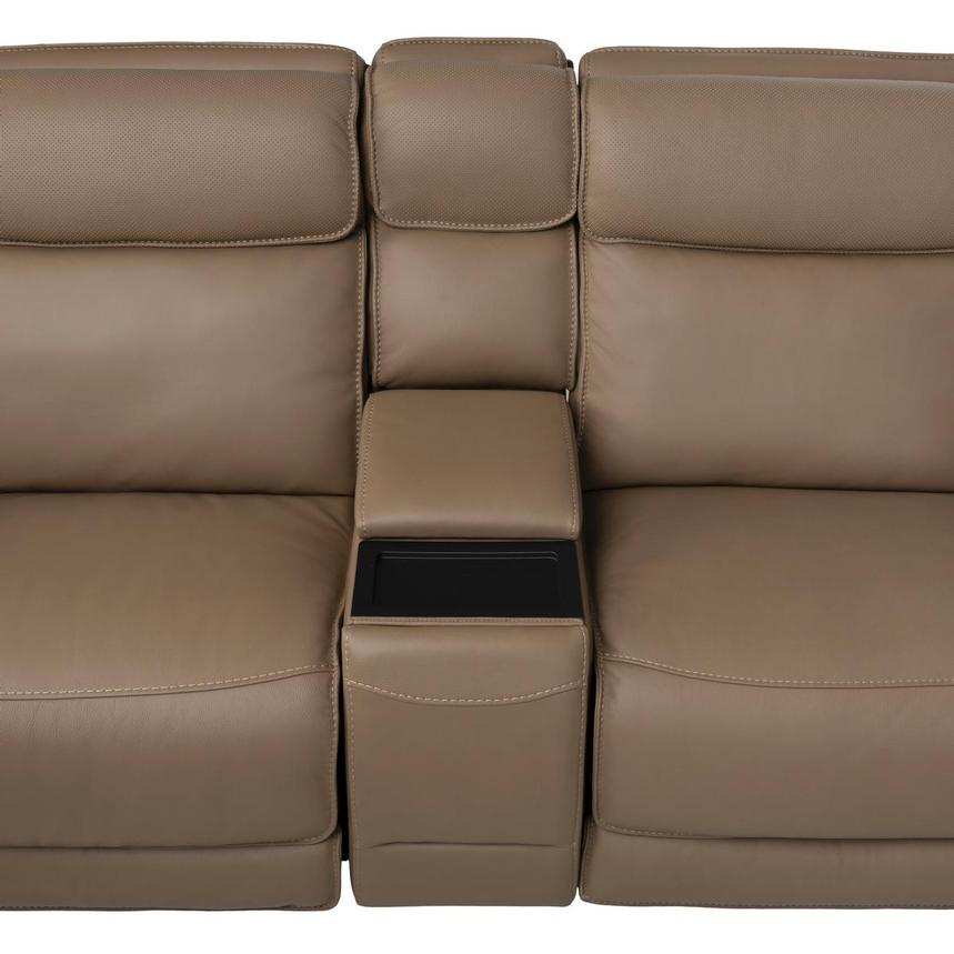 Mambo Leather Power Reclining Sectional with 6PCS/3PWR  alternate image, 7 of 12 images.