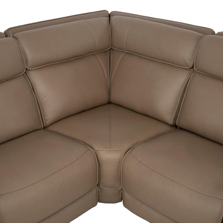 Mambo Leather Power Reclining Sectional with 7PCS/3PWR alternate image, 5 of 12 images.