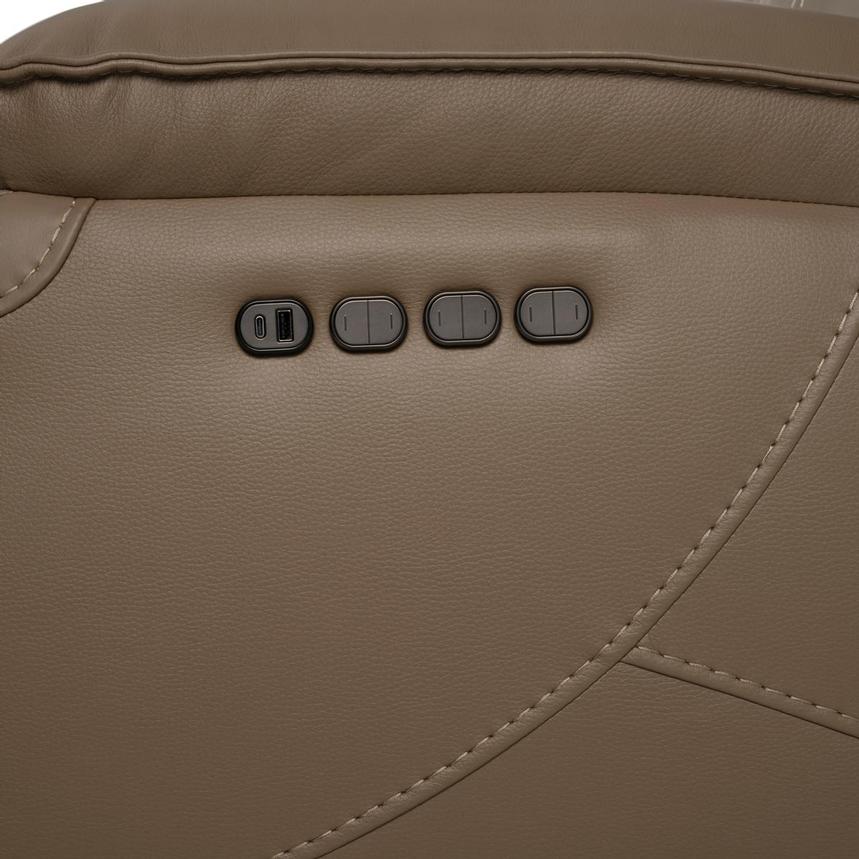 Mambo Leather Power Reclining Sectional with 5PCS/3PWR alternate image, 8 of 8 images.