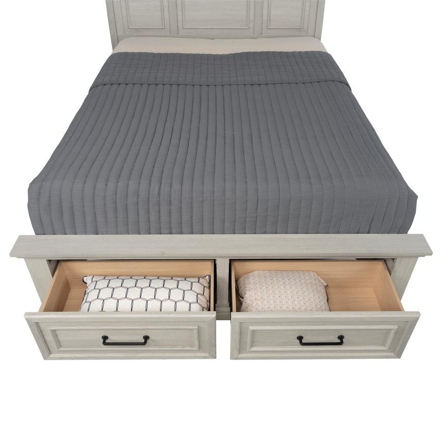 Lenox Grey Full Storage Bed alternate image, 5 of 9 images.