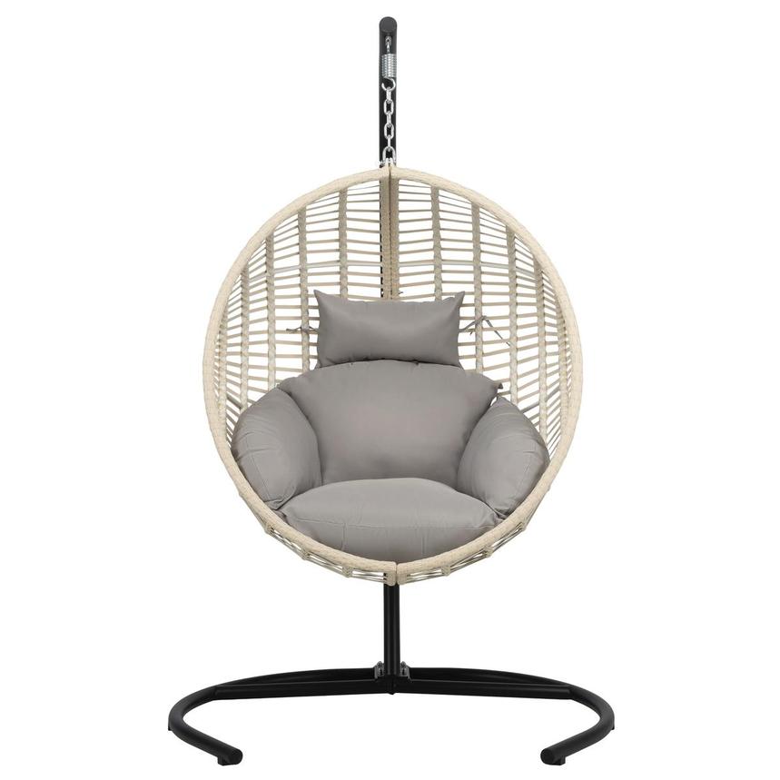 Globe White Hanging Chair  alternate image, 2 of 8 images.