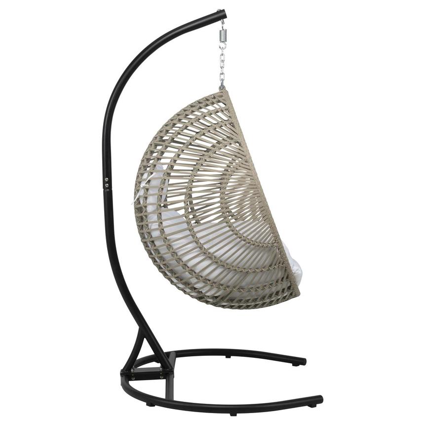 Globe White Hanging Chair  alternate image, 3 of 8 images.
