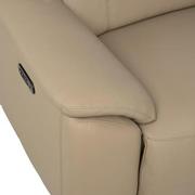Cordova Dark Cream Home Theater Leather Seating with 5PCS/3PWR  alternate image, 10 of 12 images.