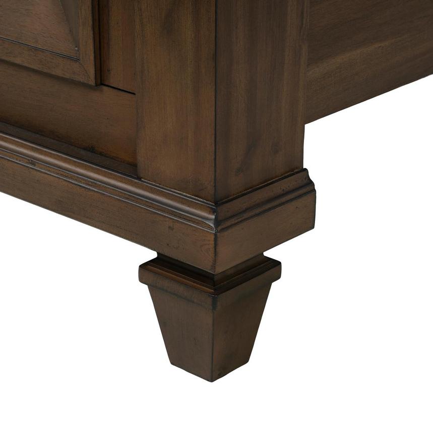 Marisol Brown King Panel Bed  alternate image, 7 of 7 images.