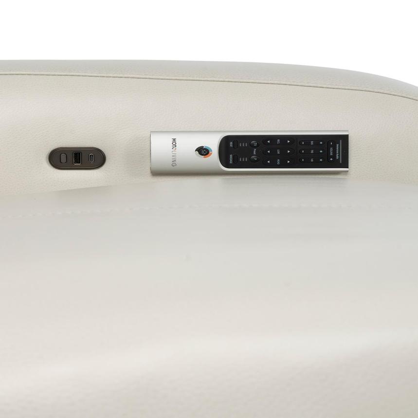 Rumba Leather Power Reclining Sectional with 5PCS/2PWR  alternate image, 9 of 12 images.