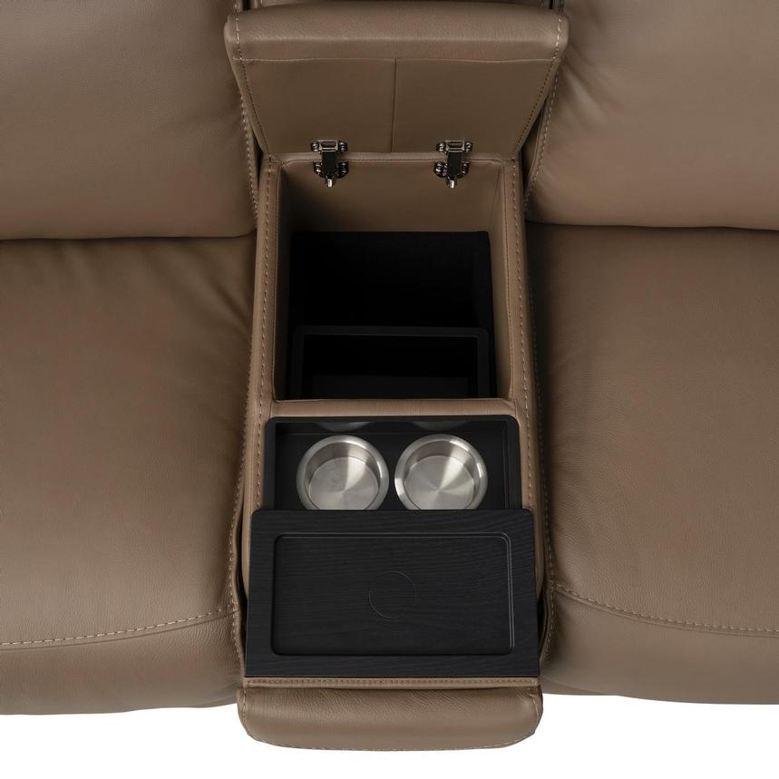 Mambo Leather Power Reclining Sectional with 6PCS/2PWR  alternate image, 9 of 12 images.