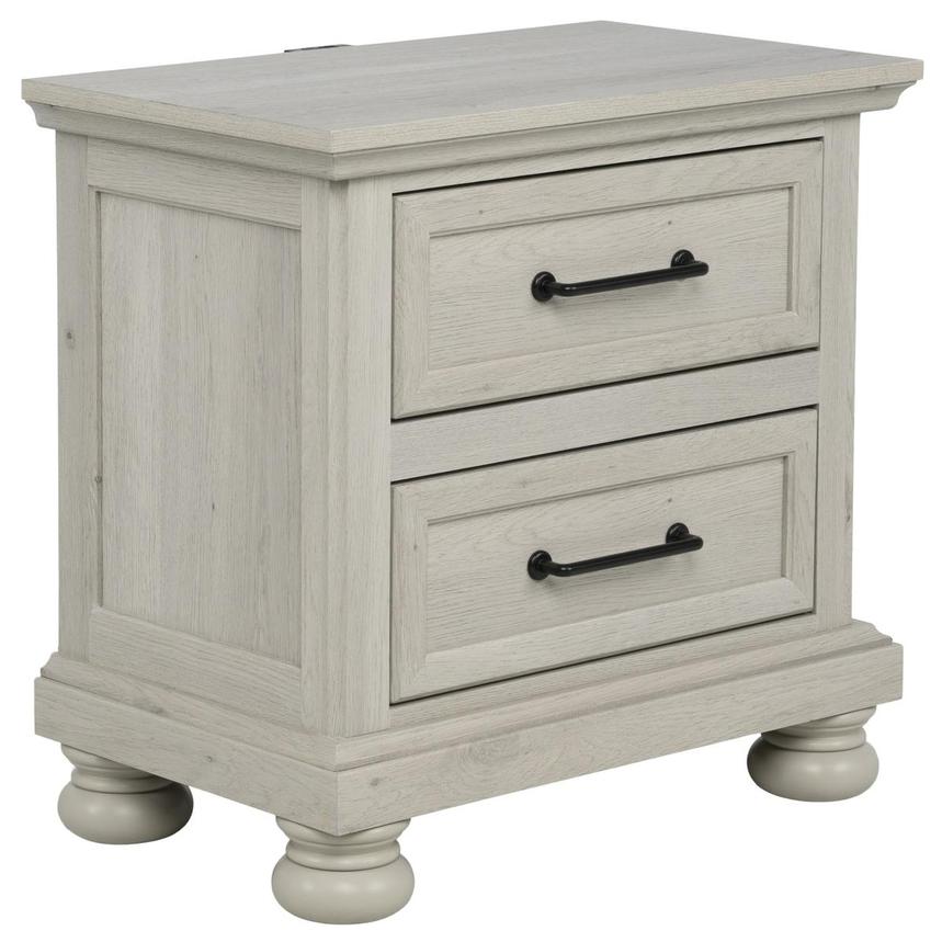 Arcadia Gray Nightstand  alternate image, 2 of 10 images.