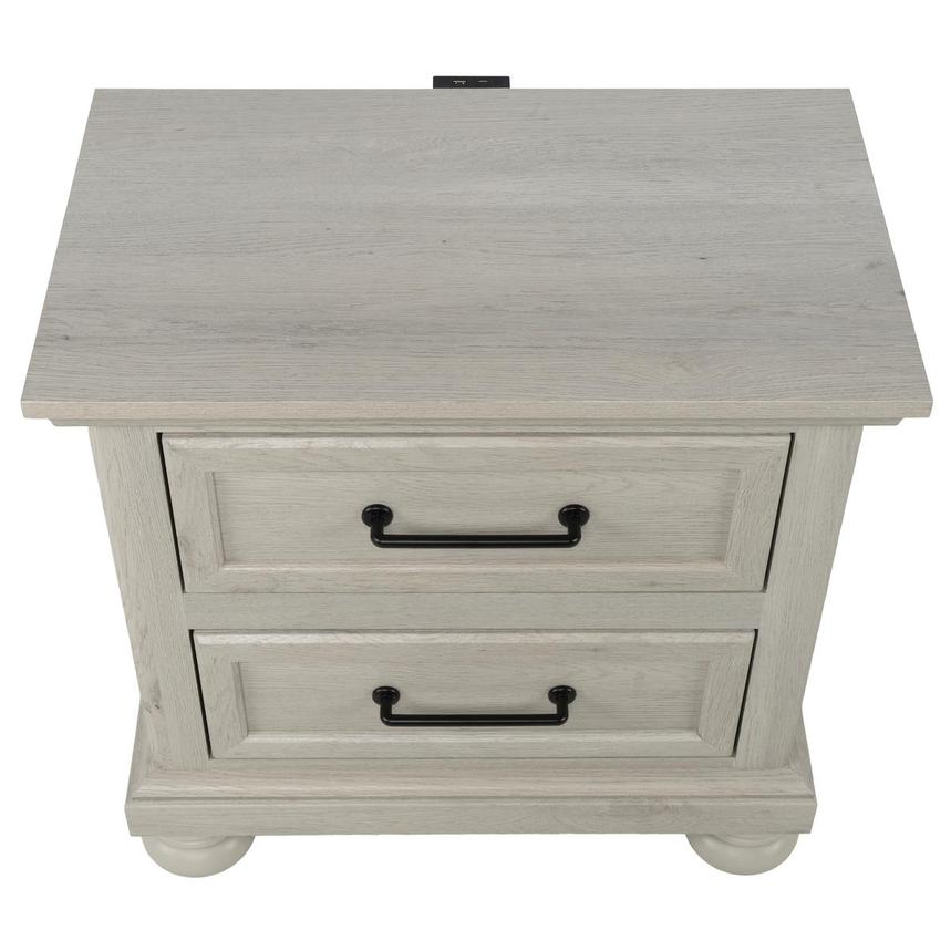 Lenox Grey Nightstand alternate image, 5 of 10 images.