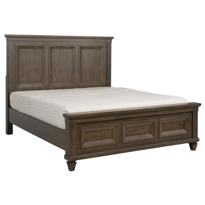 Marisol Brown Queen Panel Bed  alternate image, 3 of 7 images.