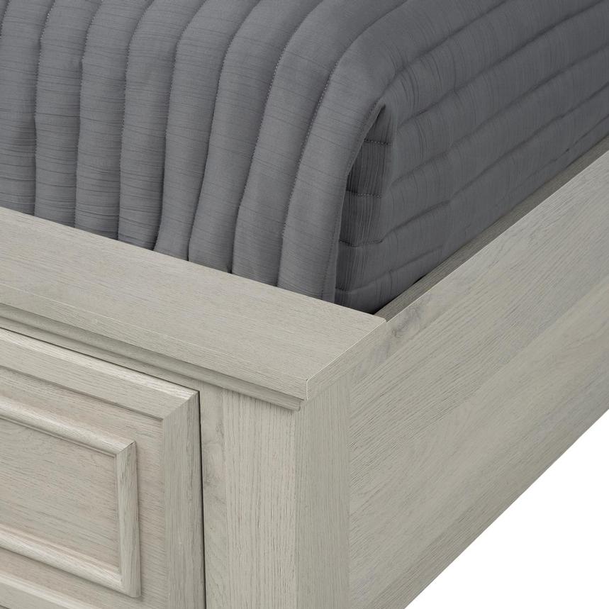 Arcadia Gray Queen Storage Bed  alternate image, 7 of 9 images.