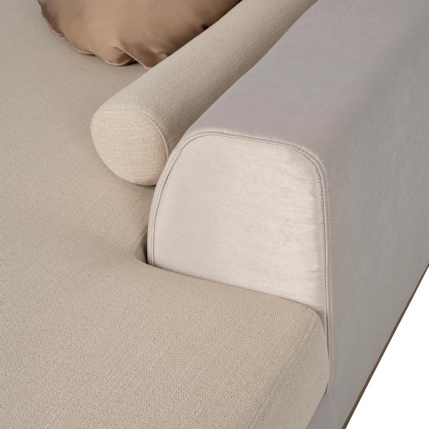 Hanna Beige Sectional Sofa w/Right Chaise  alternate image, 8 of 12 images.