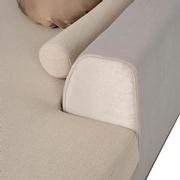 Hanna Beige Sectional Sofa w/Right Chaise  alternate image, 8 of 12 images.