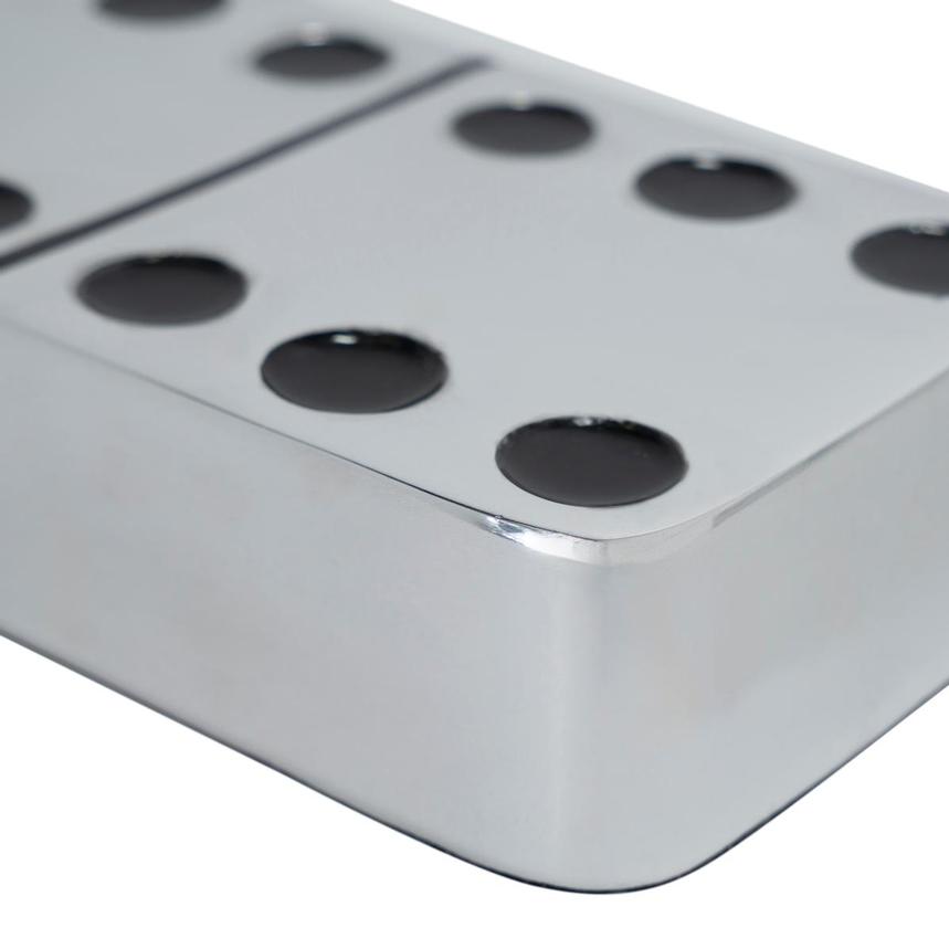 Dominos Silver Sculpture Set of 3  alternate image, 7 of 7 images.