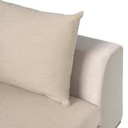 Hanna Beige Armless Loveseat  alternate image, 6 of 10 images.
