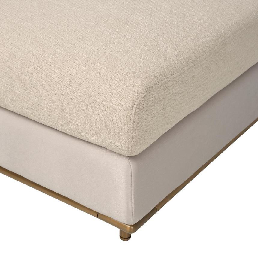 Hanna Beige Armless Loveseat alternate image, 7 of 10 images.