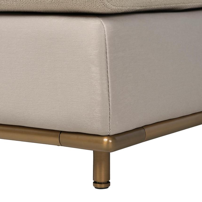 Hanna Beige Armless Loveseat alternate image, 8 of 10 images.