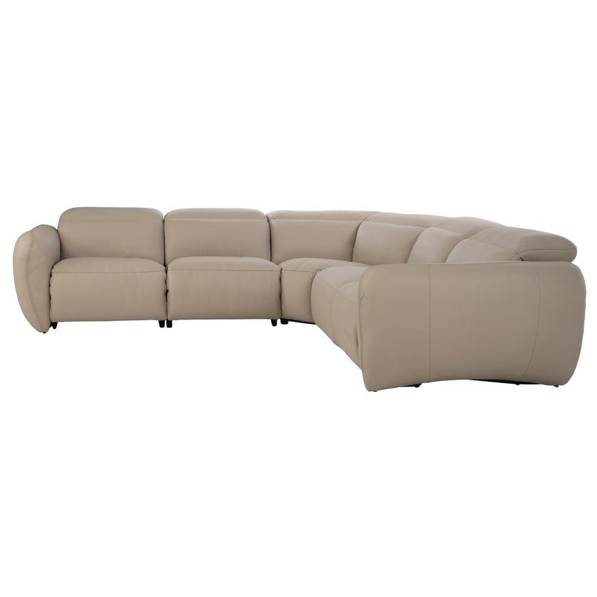 Baloo Leather Power Reclining Sectional with 5PCS/2PWR alternate image, 3 of 8 images.