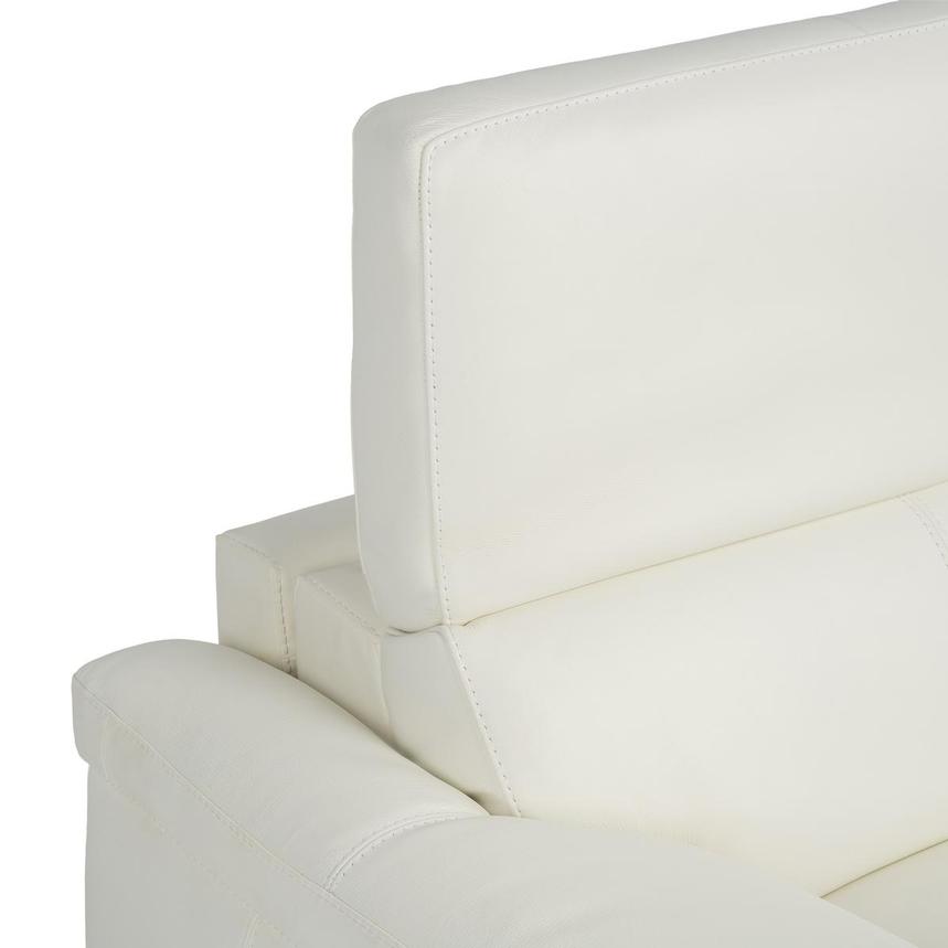 Gabriel White Power Reclining Loveseat  alternate image, 7 of 9 images.