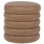 Milo Brown Ottoman w/Storage & Tray  main image, 1 of 8 images.