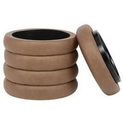 Milo Brown Ottoman w/Storage & Tray  alternate image, 6 of 8 images.