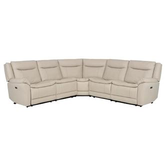 Benjamin Leather Sectional Sofa with 5PCS/2PWR