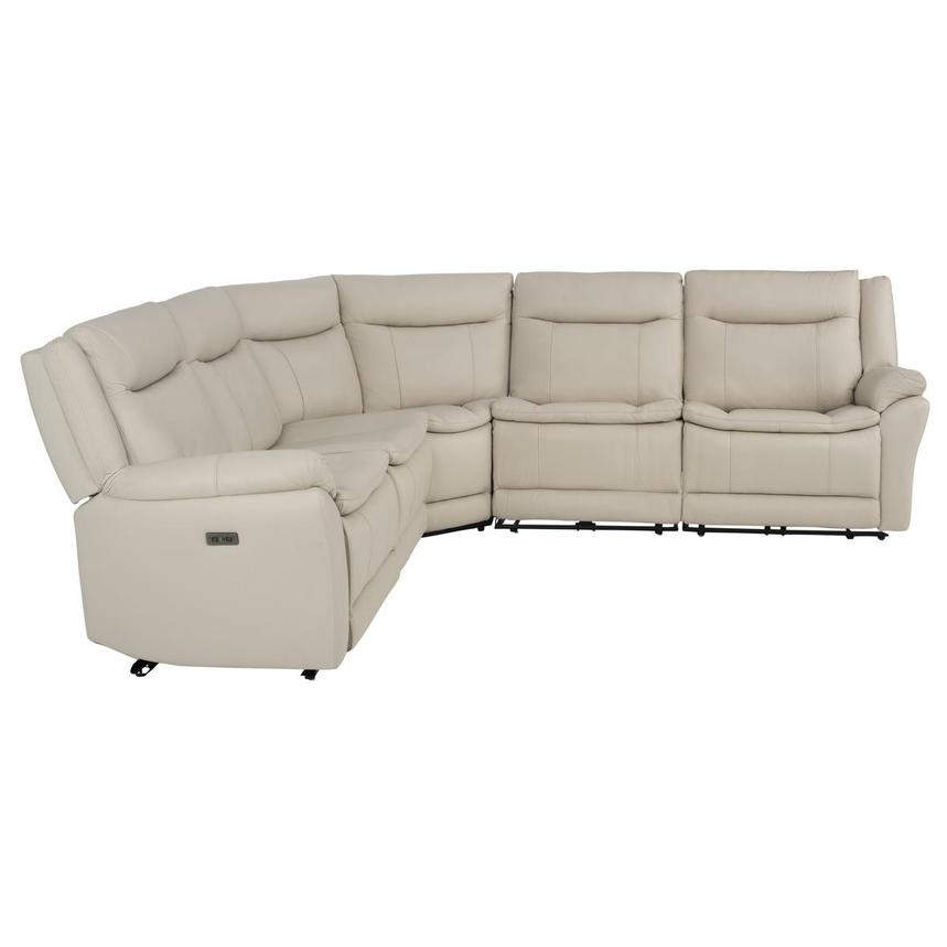Benjamin Leather Sectional Sofa with 5PCS/3PWR  alternate image, 3 of 9 images.