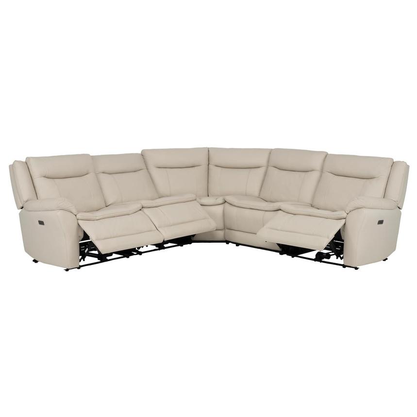 Benjamin Leather Sectional Sofa with 5PCS/3PWR  alternate image, 2 of 9 images.