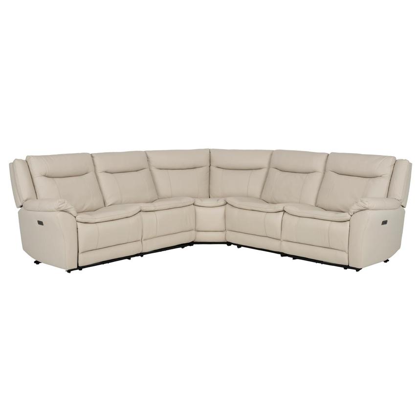 Benjamin Leather Sectional Sofa with 5PCS/3PWR  main image, 1 of 10 images.