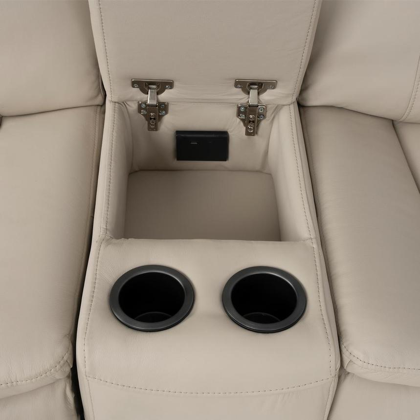 Benjamin Leather Sectional Sofa with 6PCS/2PWR  alternate image, 10 of 12 images.