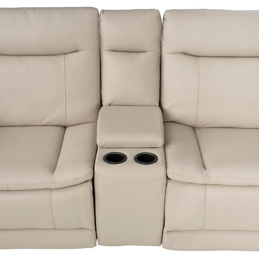Benjamin Leather Sectional Sofa with 6PCS/2PWR  alternate image, 6 of 12 images.