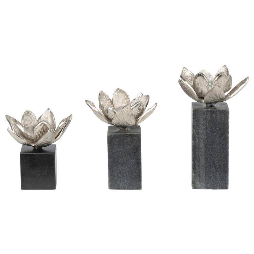 Zendaya Silver Set of 3 Sculptures  alternate image, 2 of 5 images.